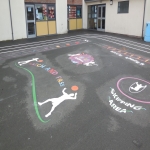 KS2 Play Area Games in Lane End 7
