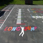Playground Games Markings in Upton 11