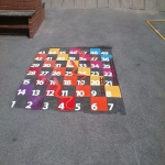Playground Games Markings in Broughton 11