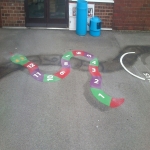 KS2 Play Area Games in Lyde Green 9