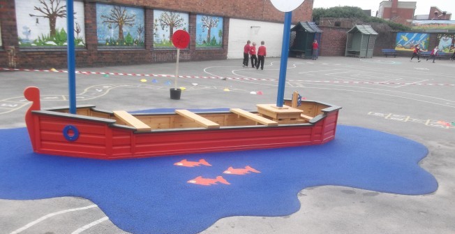 KS2 Play Surface Design in Upton