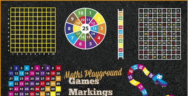 Maths Play Area Graphics in Gwynedd